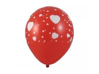 Nafukovací balonky 5ksBílá srdce 59541